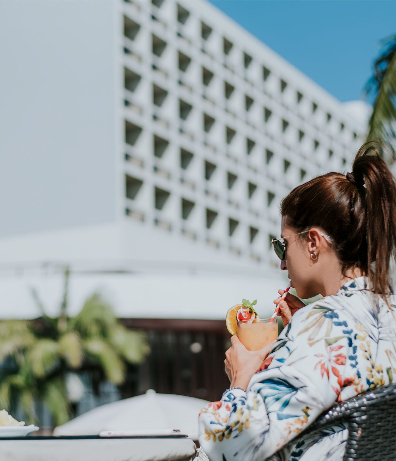 El restaurante On, del Hotel 5 Estrellas en Funchal, tiene un cóctel que se puede disfrutar en la terraza