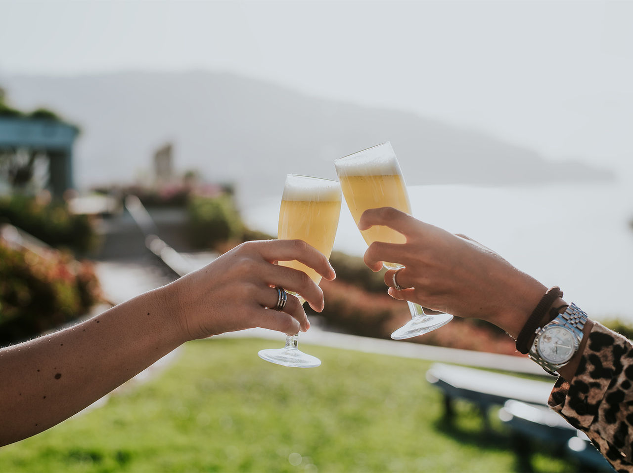 El restaurante Dockside, del Hotel 5 Estrellas en Funchal, tiene champagne y vista al mar