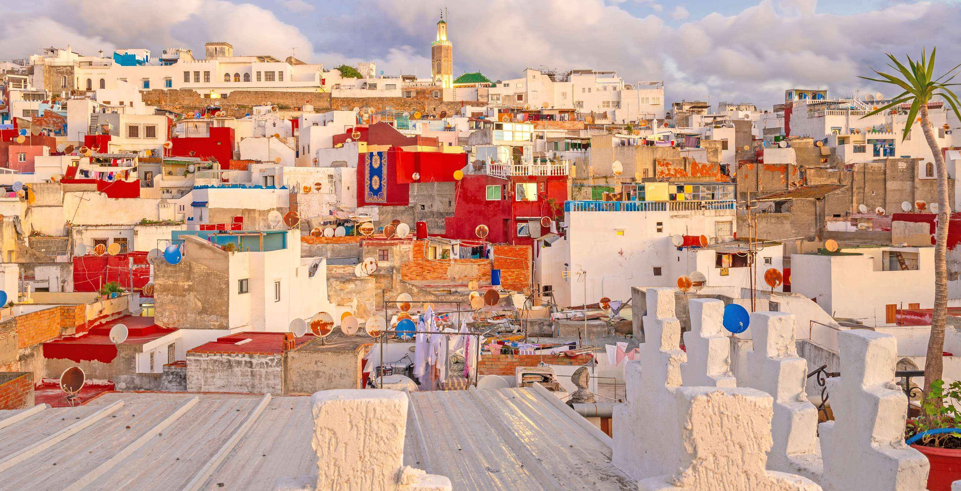 Stay at Pestana Tanger City Center and explore the city with its white and red houses and blue antennas