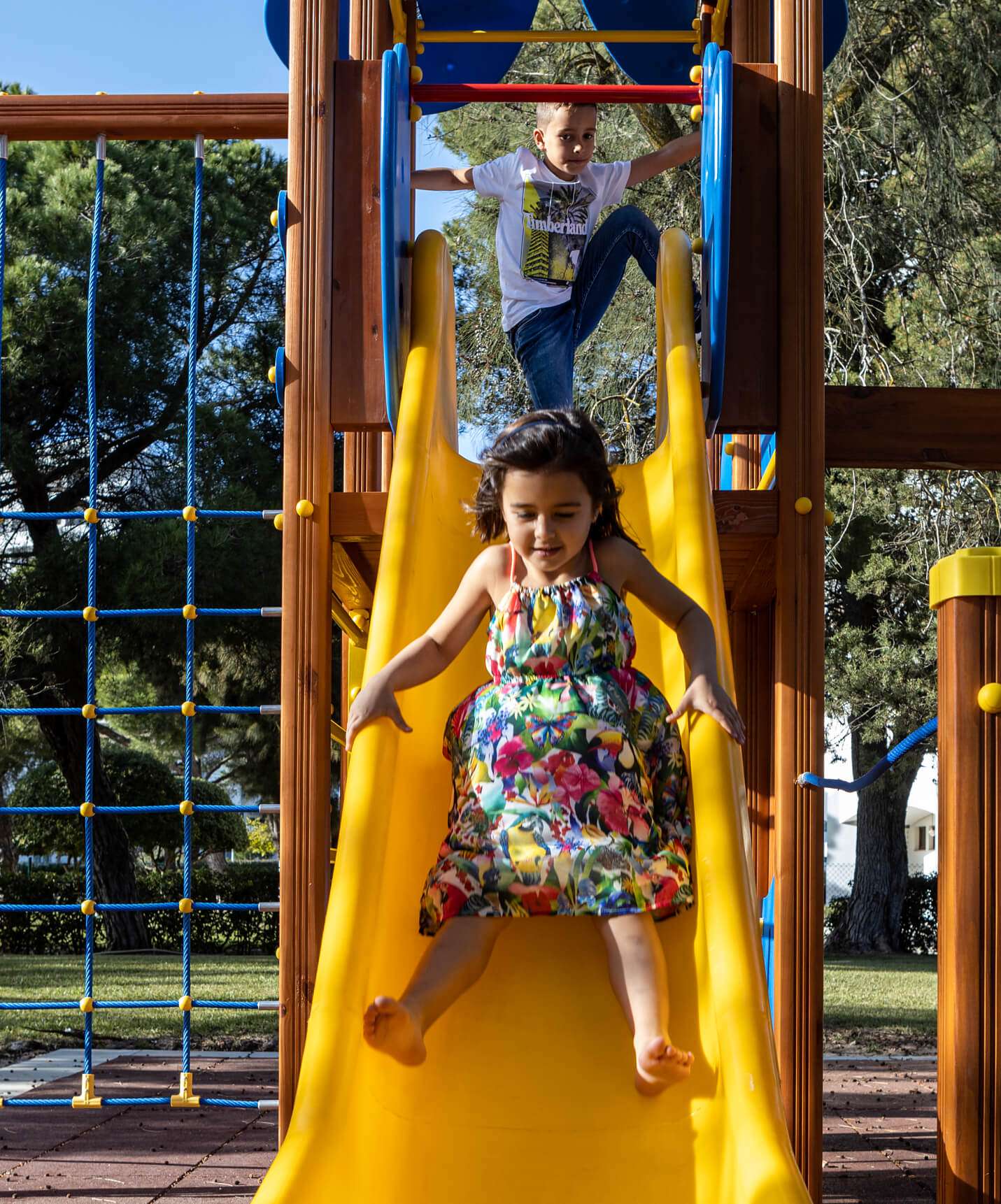 Kids Club space where parents can leave their children to play during the day at the 4-star hotel in Alvor