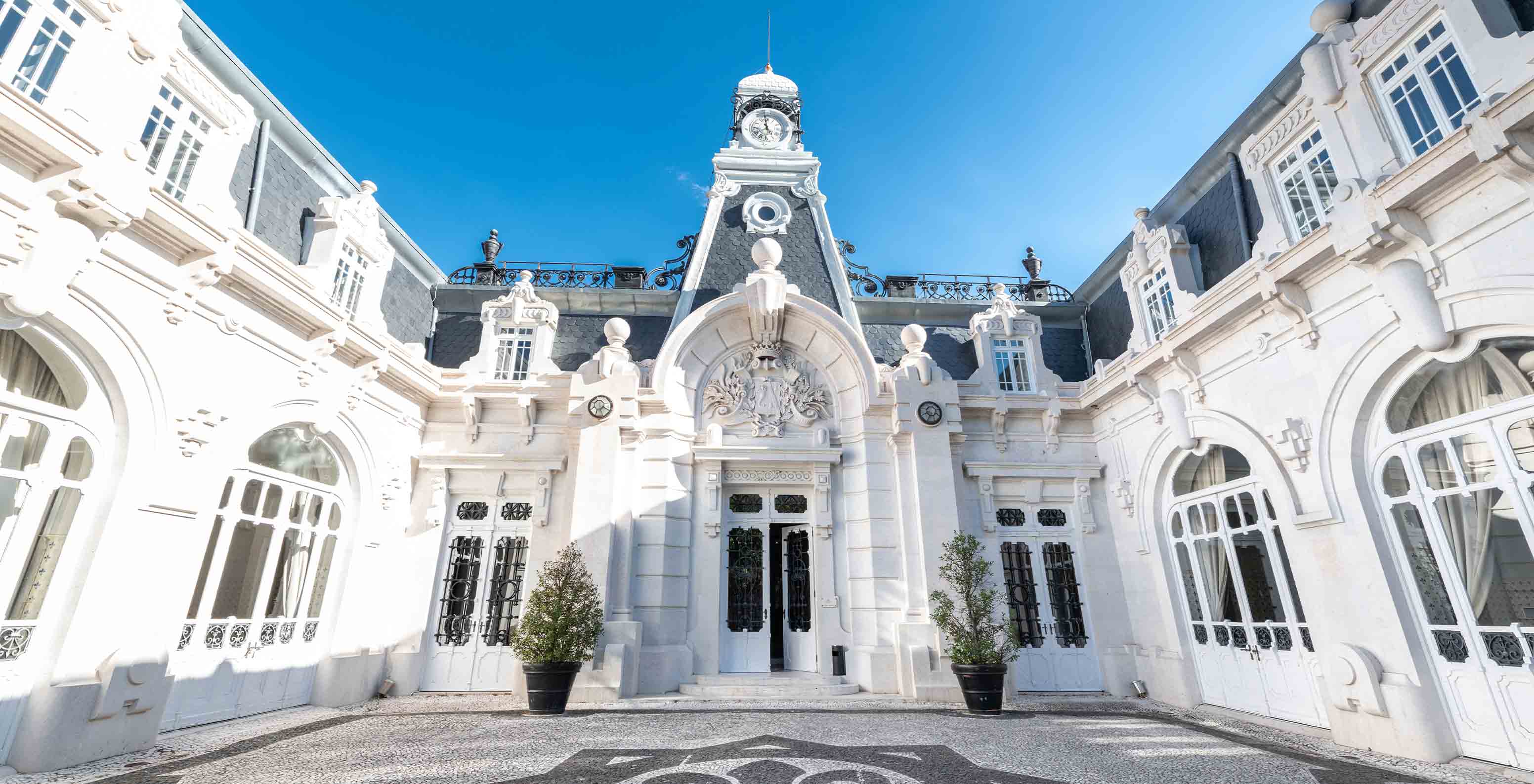 Pestana Palace Lisboa Stable Courtyard, outdoor space with historic architecture and elegant atmosphere