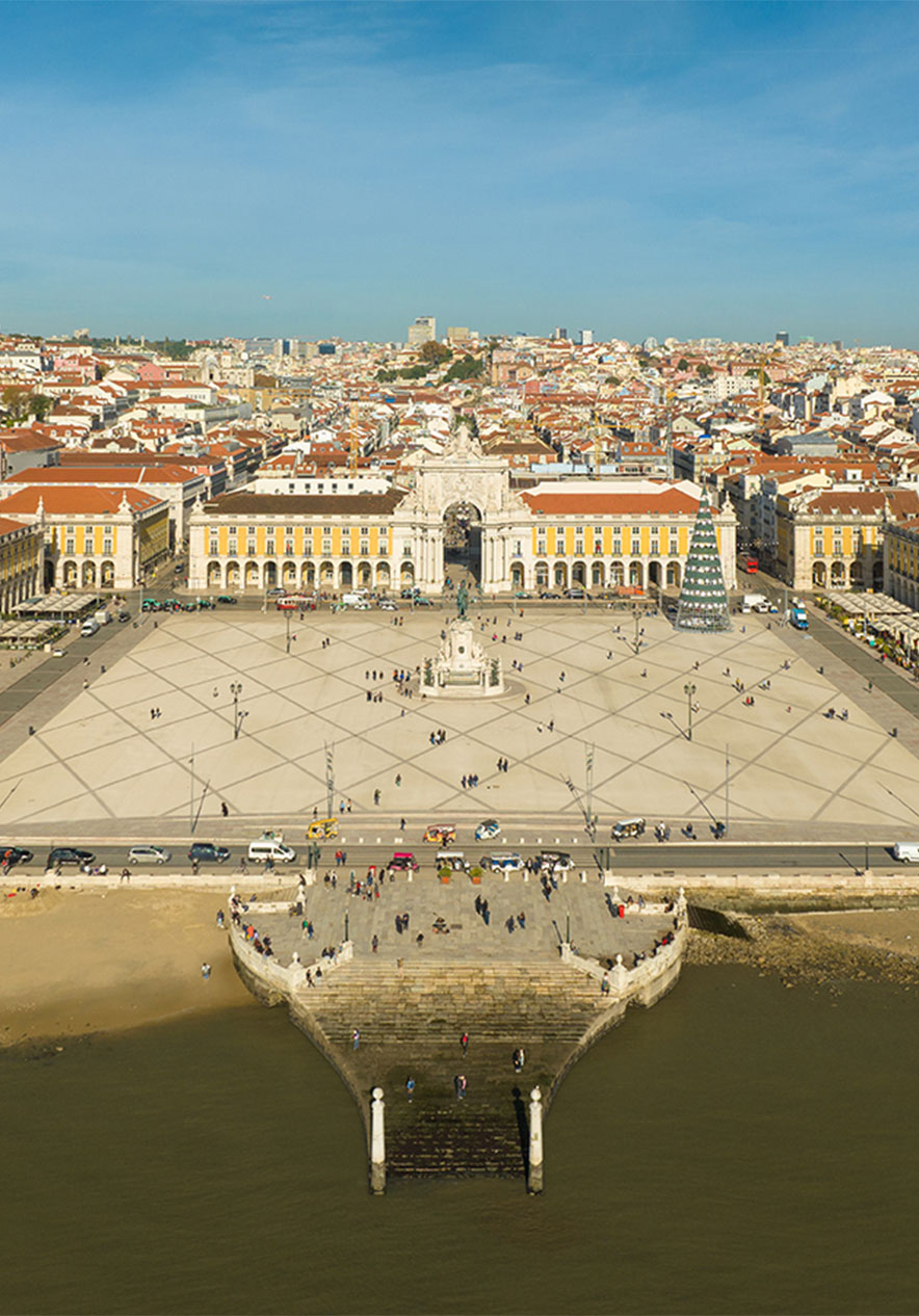 Het Terreiro do Paço, een iconisch plein in Lissabon, ook wel Praça do Comércio genoemd