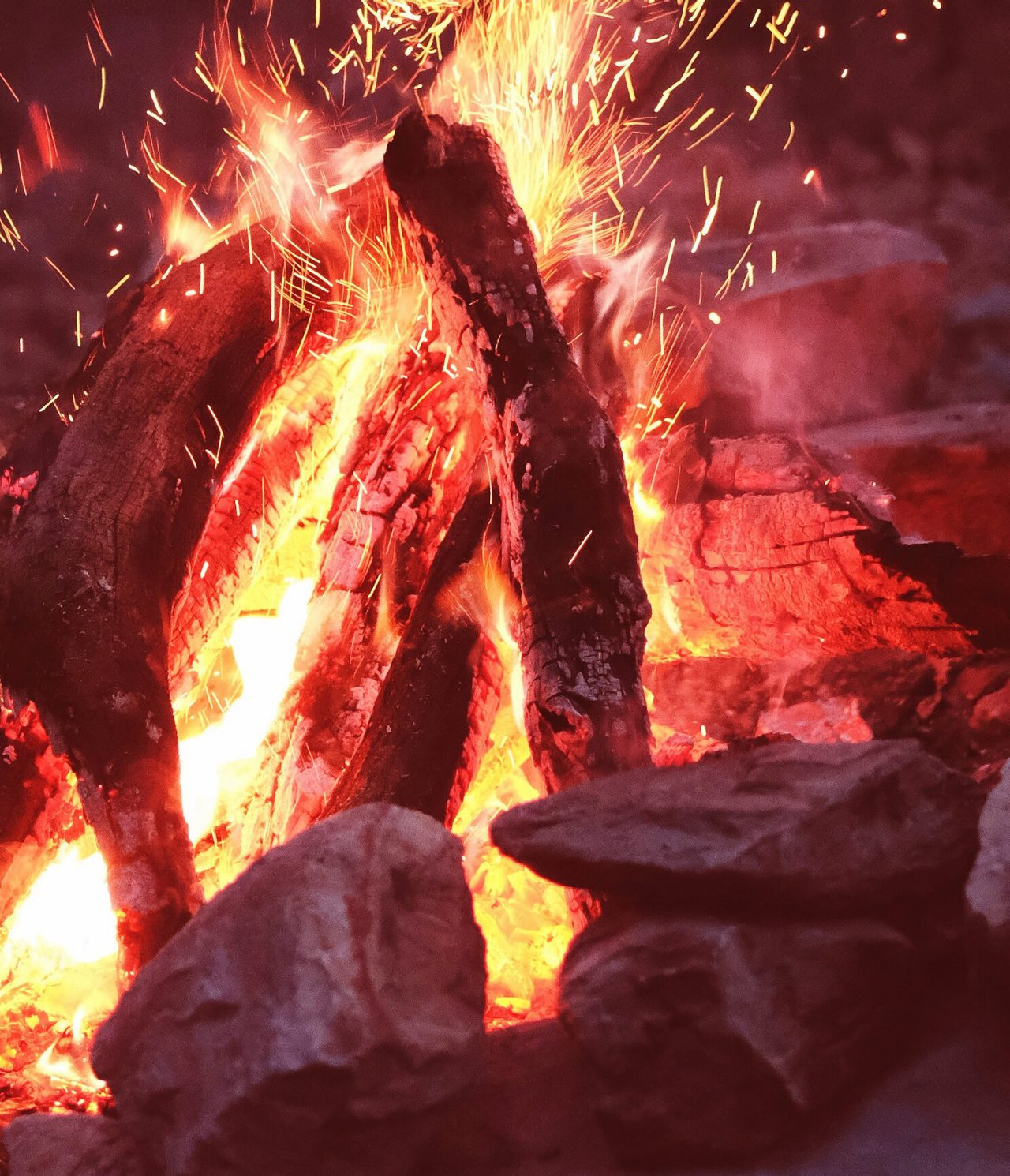 Boma restaurant, at Pestana Kruger Park, a 4-Star Hotel with bonfire for warmth