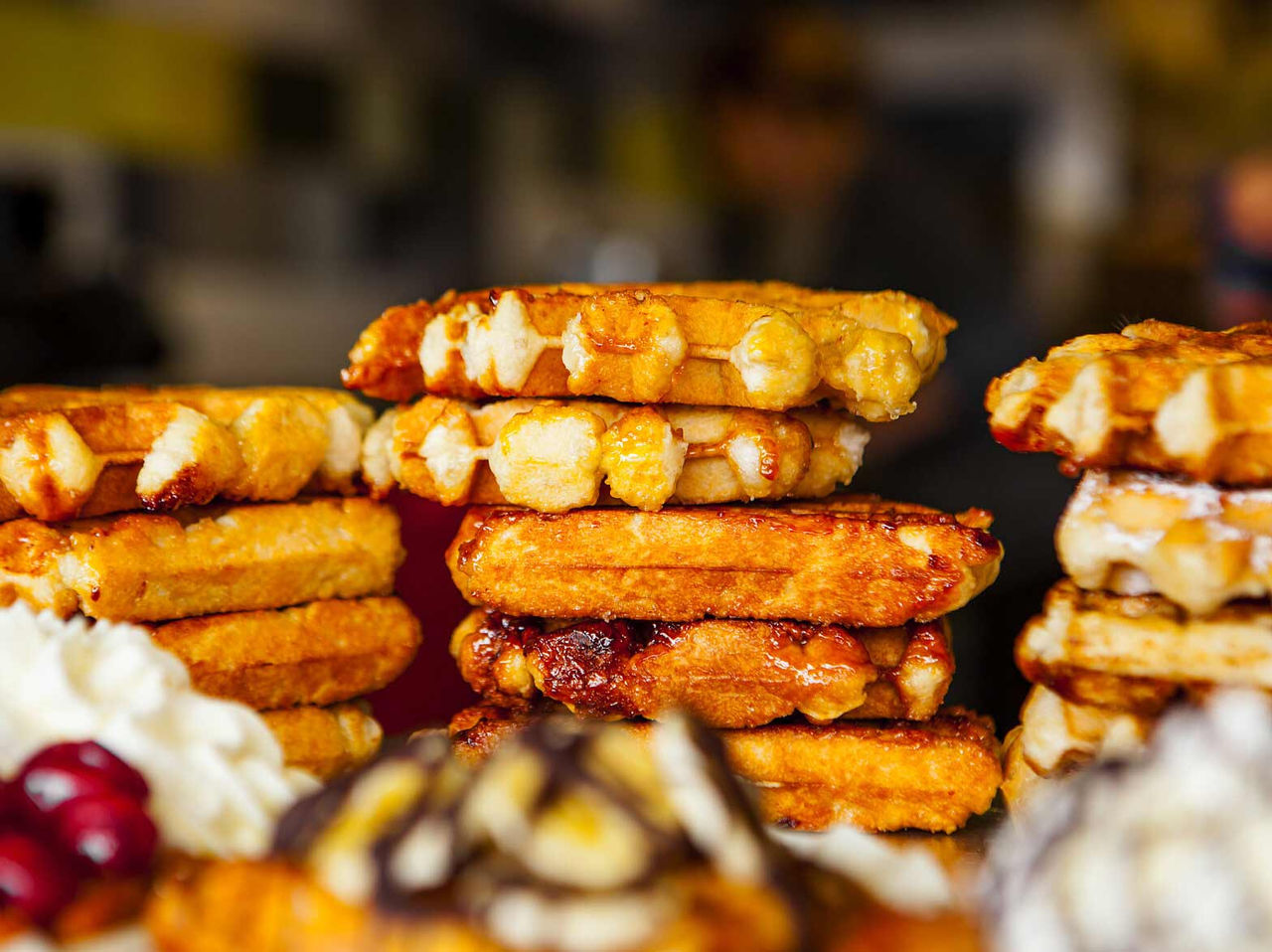 Stay at a hotel in Brussels, Belgium, near the city center and enjoy the famous Belgian waffles